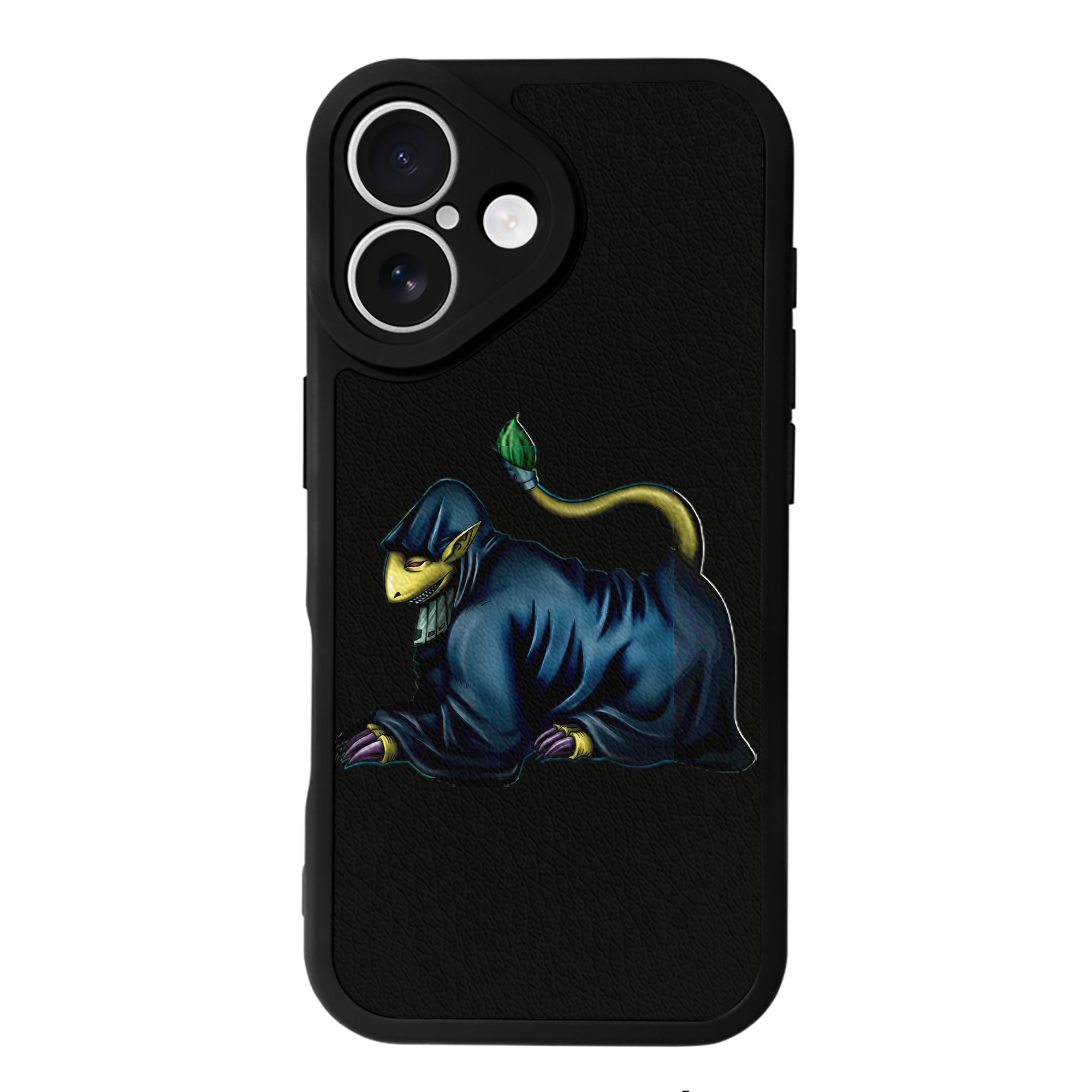 （画像用） 遊☆戯☆王 Yu-Gi-Oh! 【iPhone 16シリーズ対応】シリコンスマホケース（レザー調） 材質：シリコン